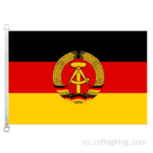 100% полиэстер 90 * 150 см баннер страны Allemagne-est Национальный флаг страны Allemagne-est